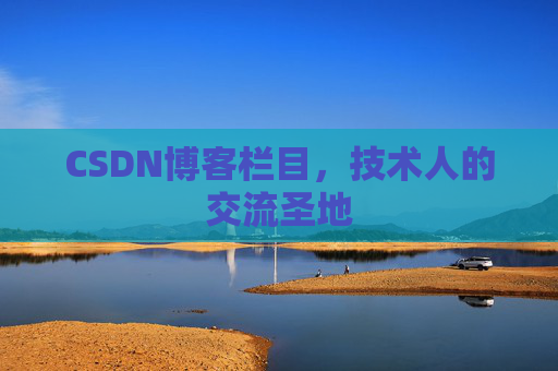 CSDN博客栏目，技术人的交流圣地